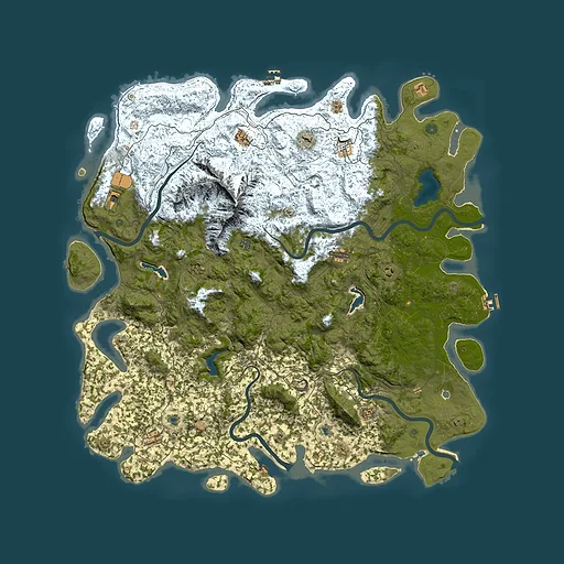 Rust map seed 1255000562, 6000x6000m top-down preview