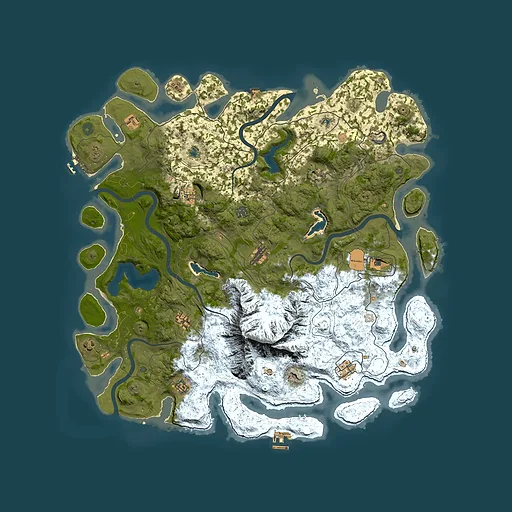 Rust map seed 1808751362, 5000x5000m top-down preview