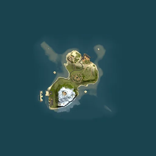 Rust map seed 1105414540, 1500x1500m top-down preview