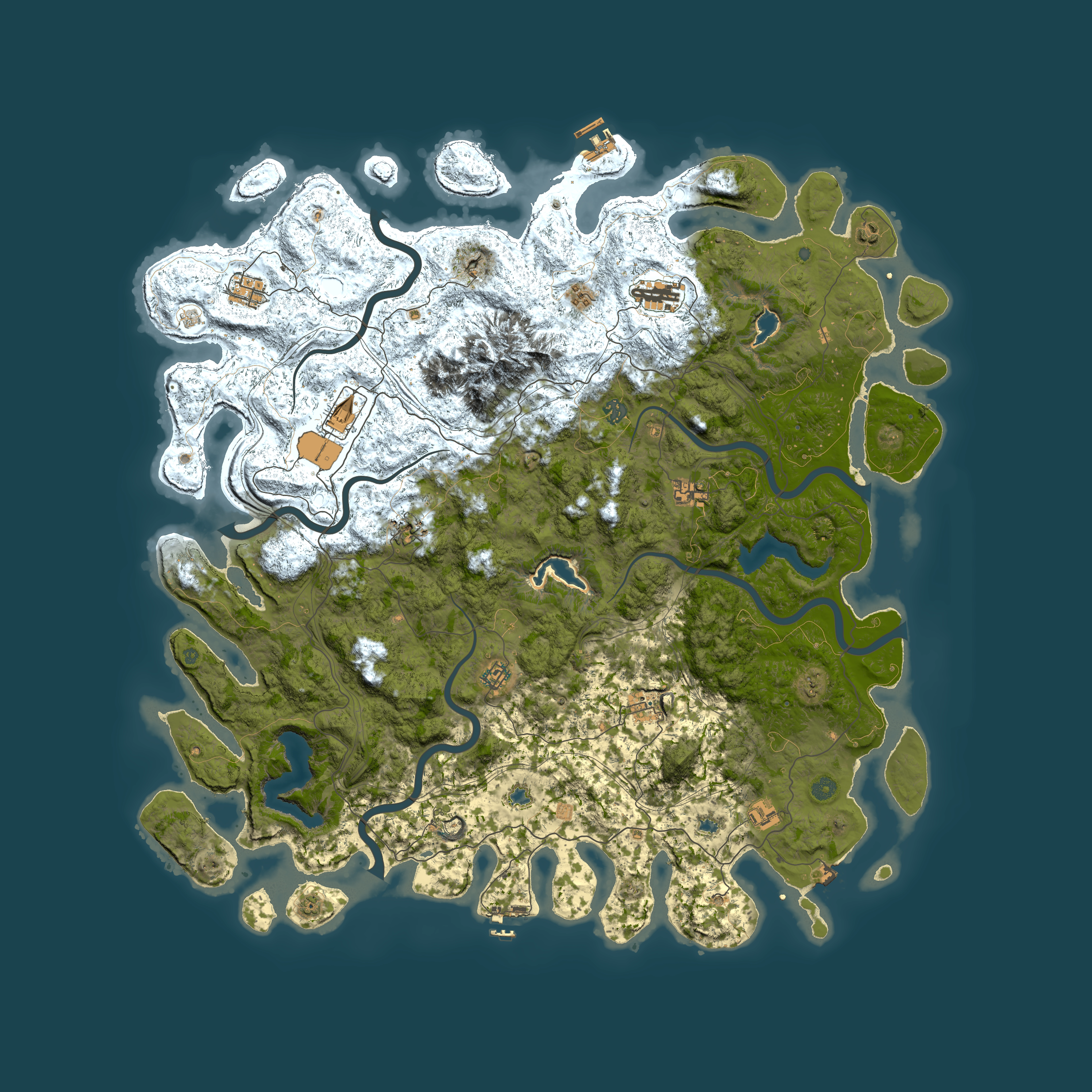 Full top-down render of Rust map seed 1075689872, 5500x5500m