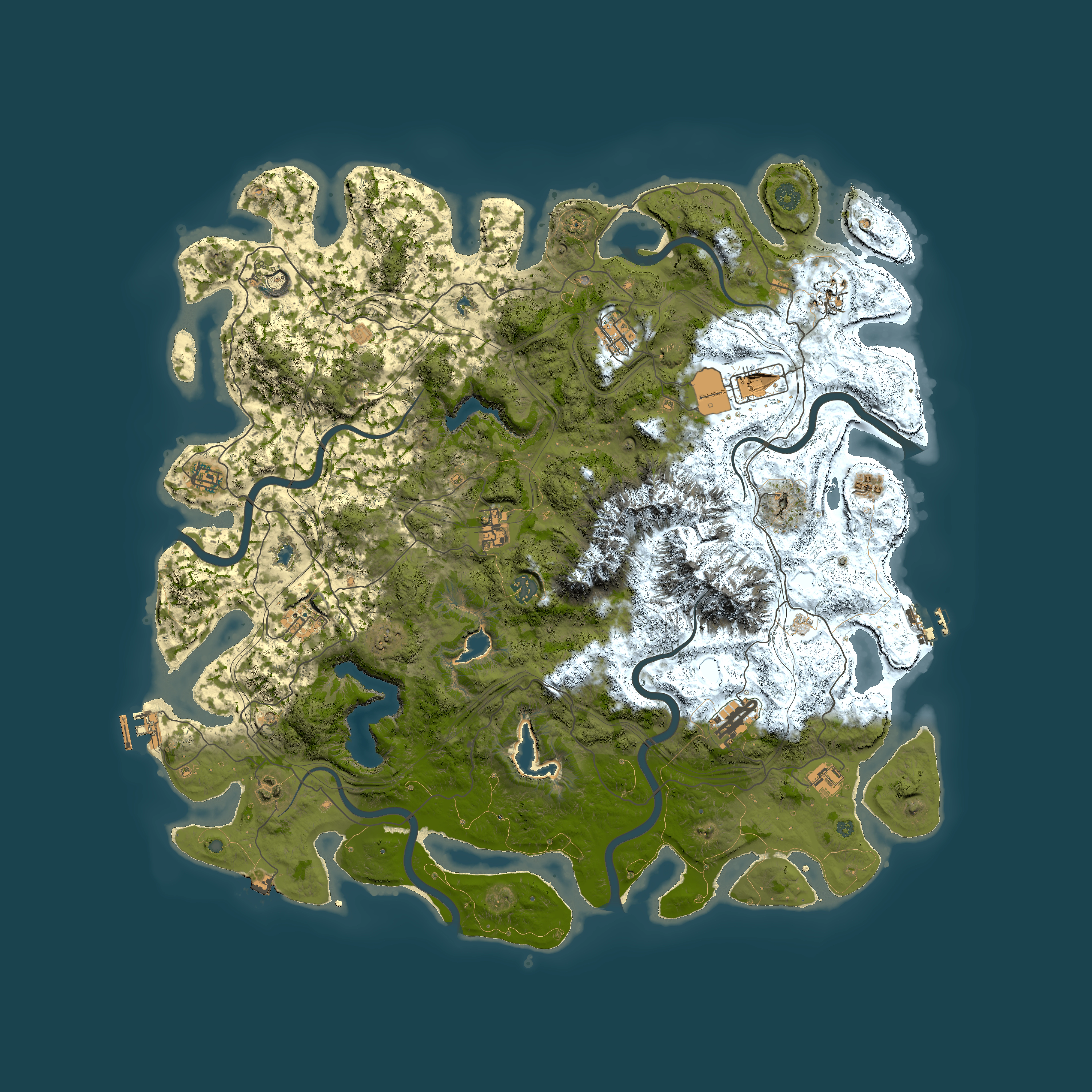 Full top-down render of Rust map seed 836731196, 5000x5000m