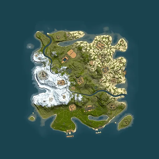 Rust map seed 1800710030, 3500x3500m top-down preview