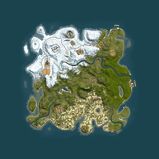 Rust map seed 1892536939, 4000x4000m top-down preview