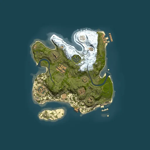 Rust map seed 567060858, 2500x2500m top-down preview