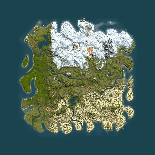 Rust map seed 1768657109, 5500x5500m top-down preview