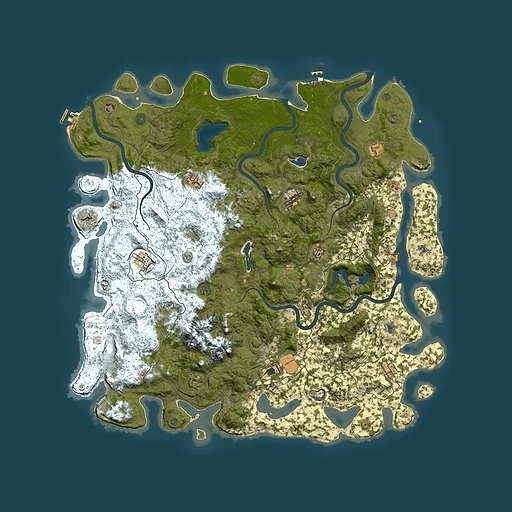 Rust map seed 74346599, 5500x5500m top-down preview