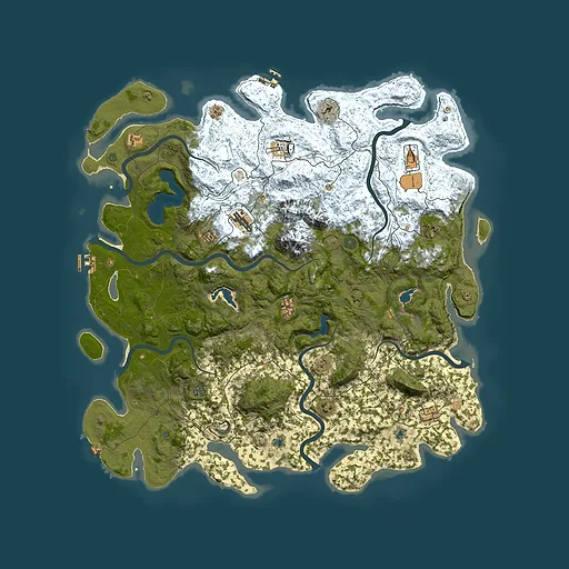 Rust map seed 1029114519, 5500x5500m top-down preview