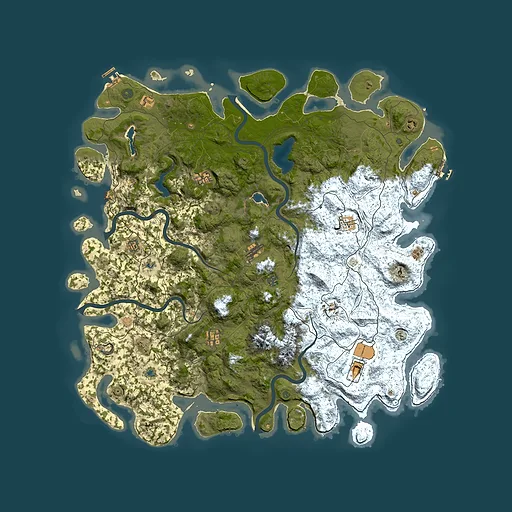 Rust map seed 769003190, 5500x5500m top-down preview