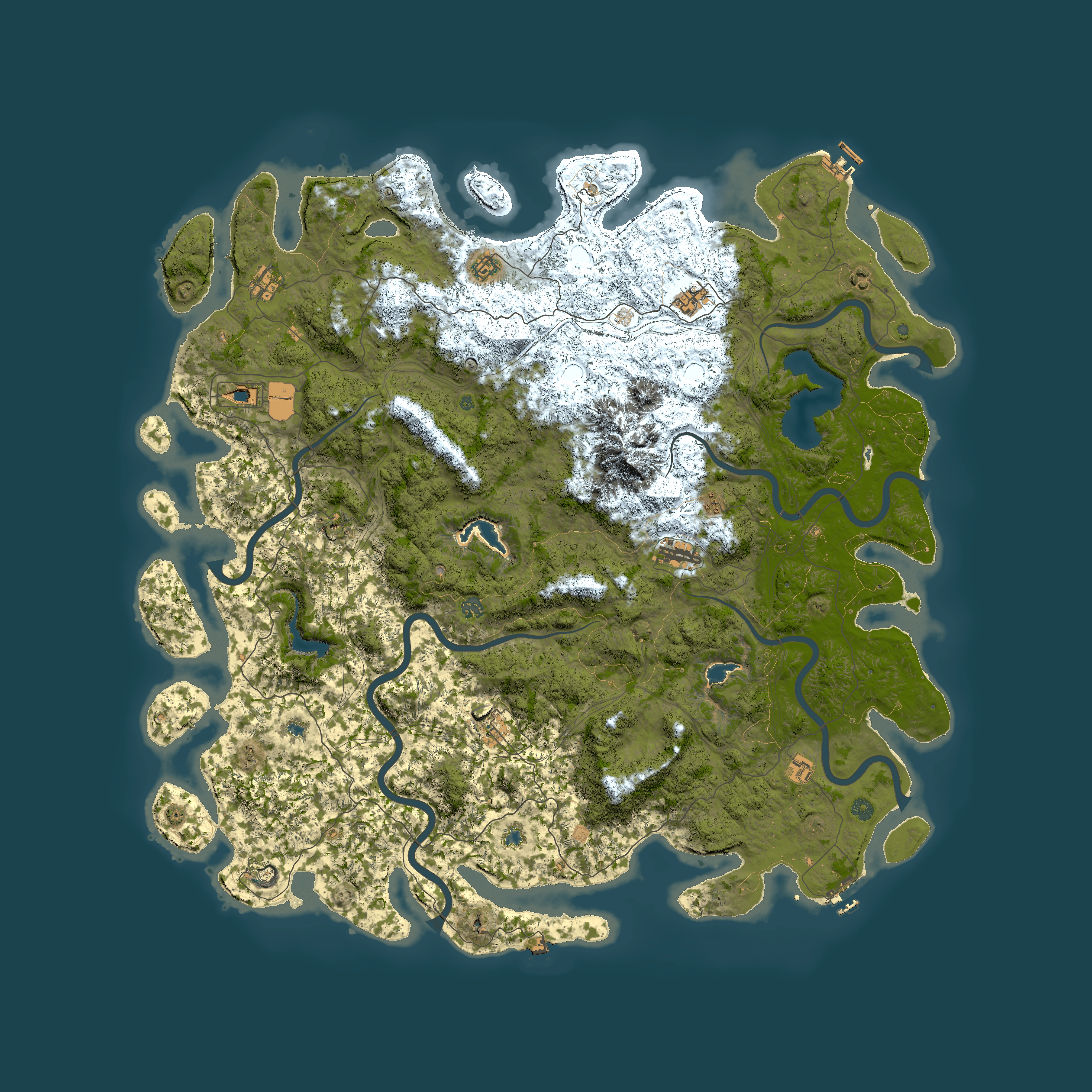 Full top-down render of Rust map seed 965097651, 6000x6000m
