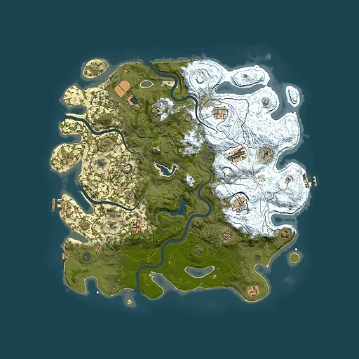 Rust map seed 1676793041, 4500x4500m top-down preview