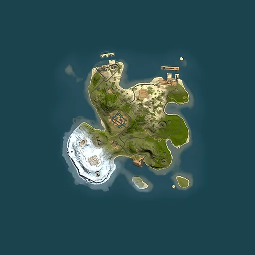 Rust map seed 2137309133, 2000x2000m top-down preview