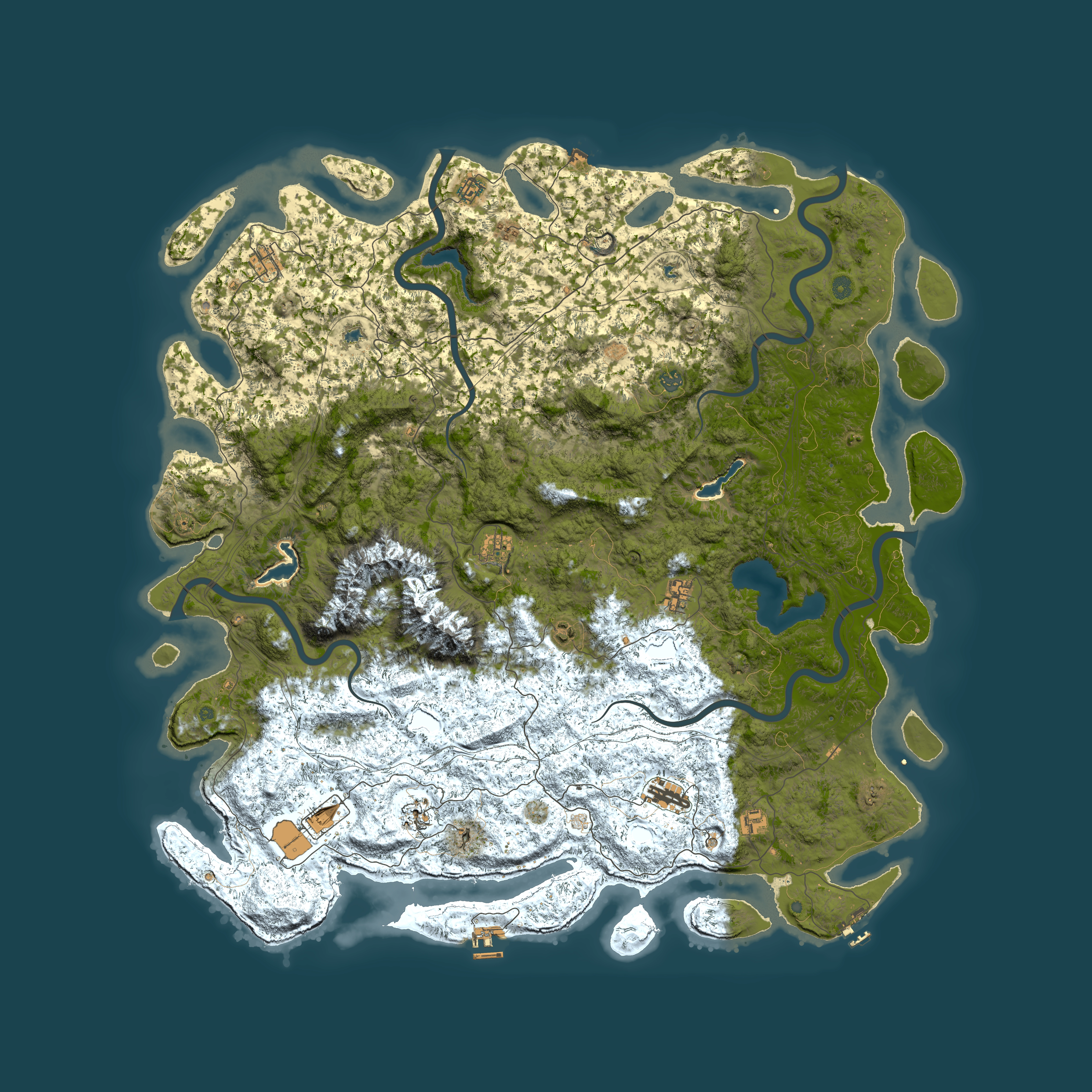 Full top-down render of Rust map seed 790689374, 6000x6000m