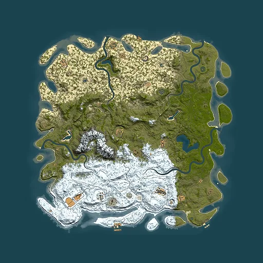 Rust map seed 790689374, 6000x6000m top-down preview
