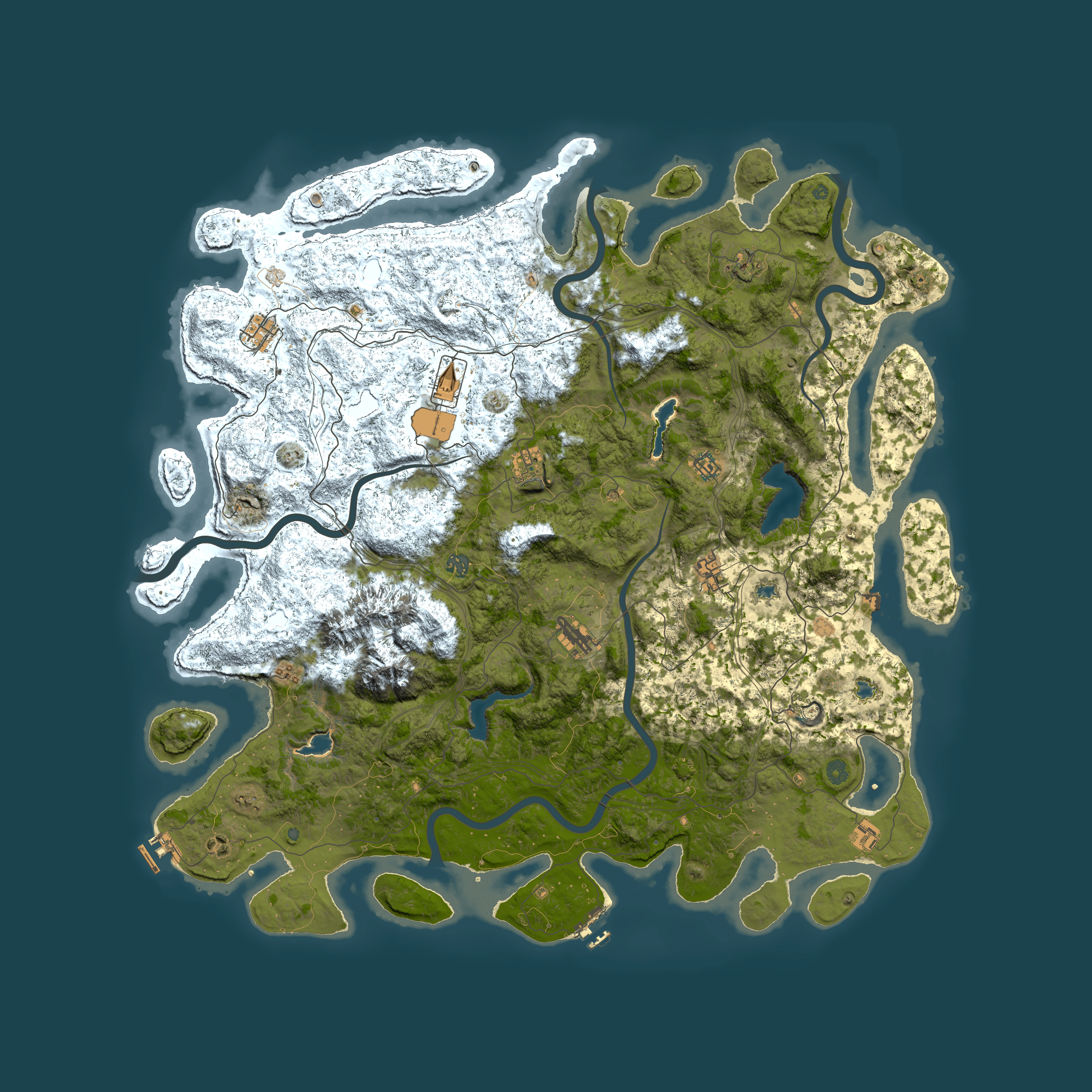 Full top-down render of Rust map seed 1871940410, 5500x5500m
