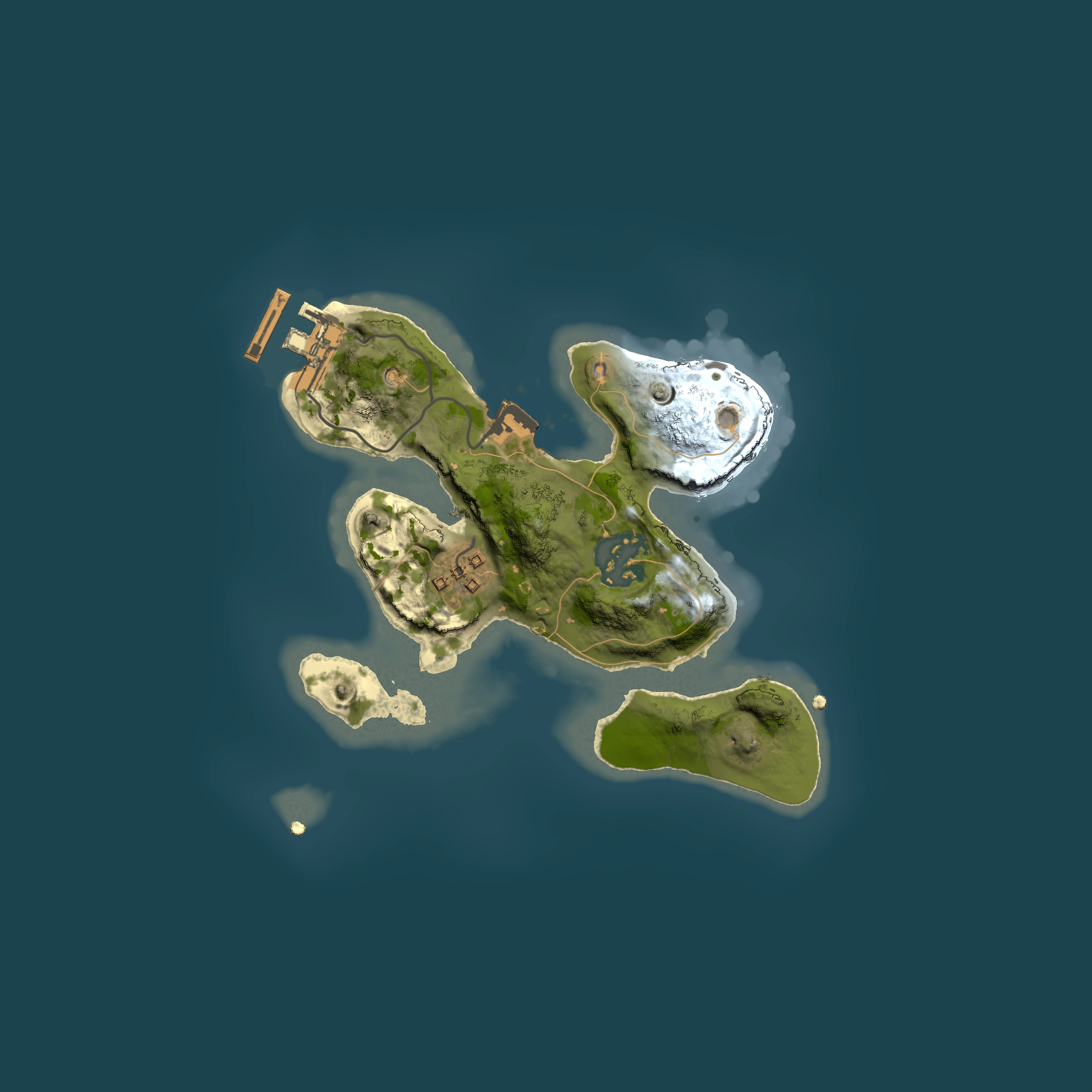 Full top-down render of Rust map seed 624418277, 2000x2000m