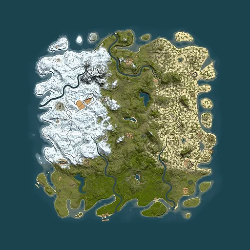 Rust map seed 457500192, 6000x6000m top-down preview