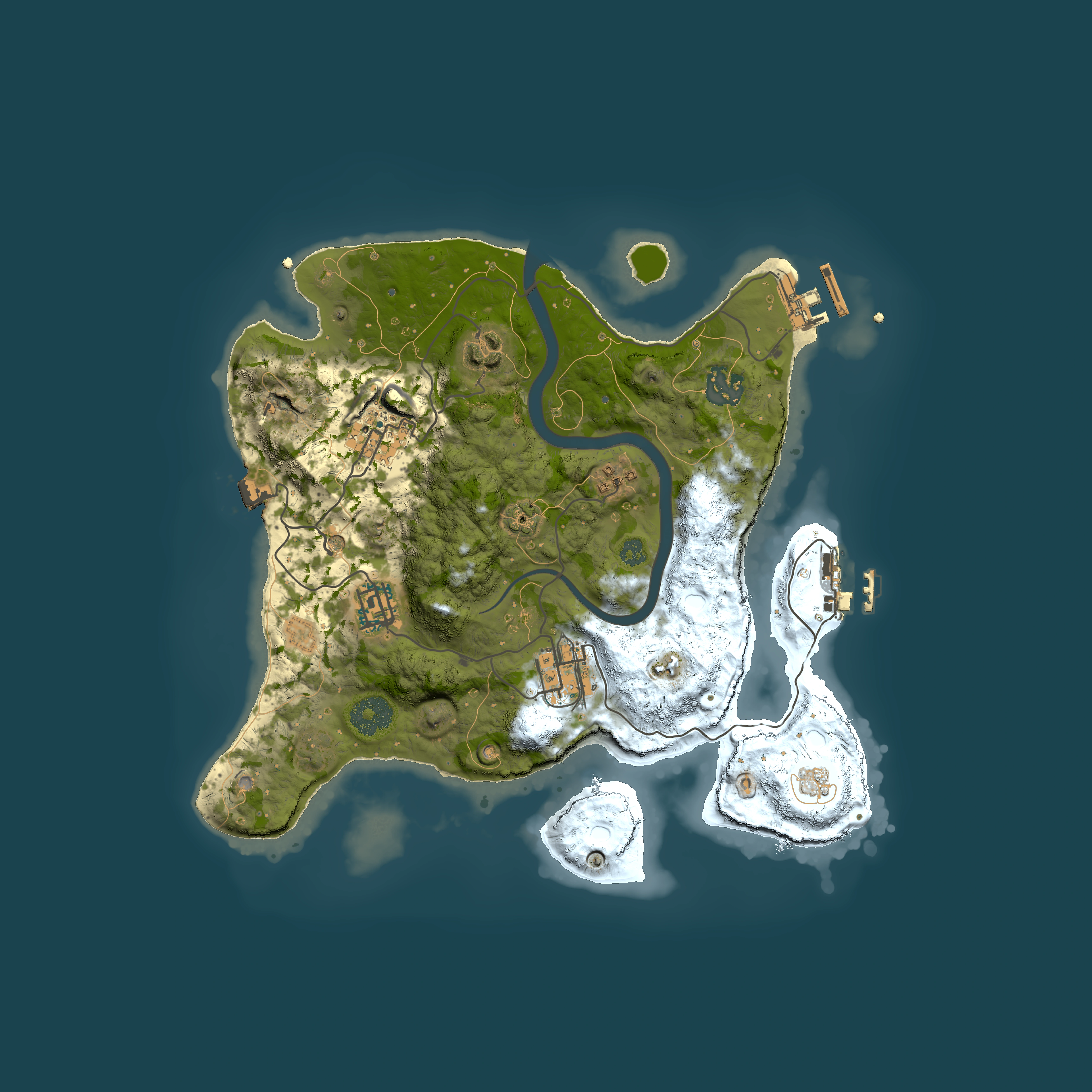 Full top-down render of Rust map seed 513336044, 3000x3000m