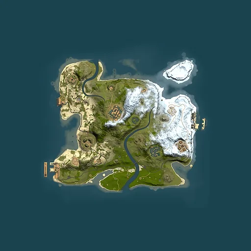Rust map seed 279446489, 2500x2500m top-down preview