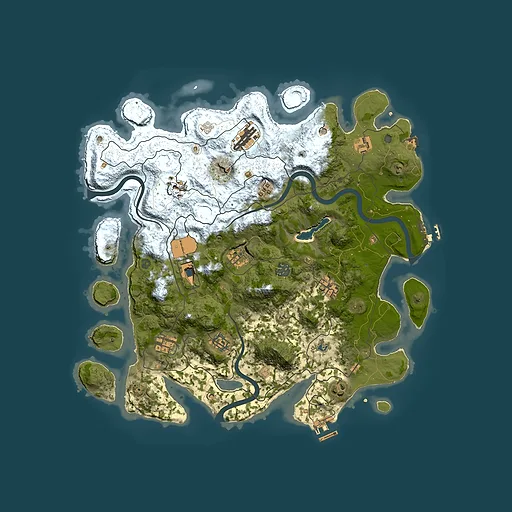 Rust map seed 174802054, 4000x4000m top-down preview