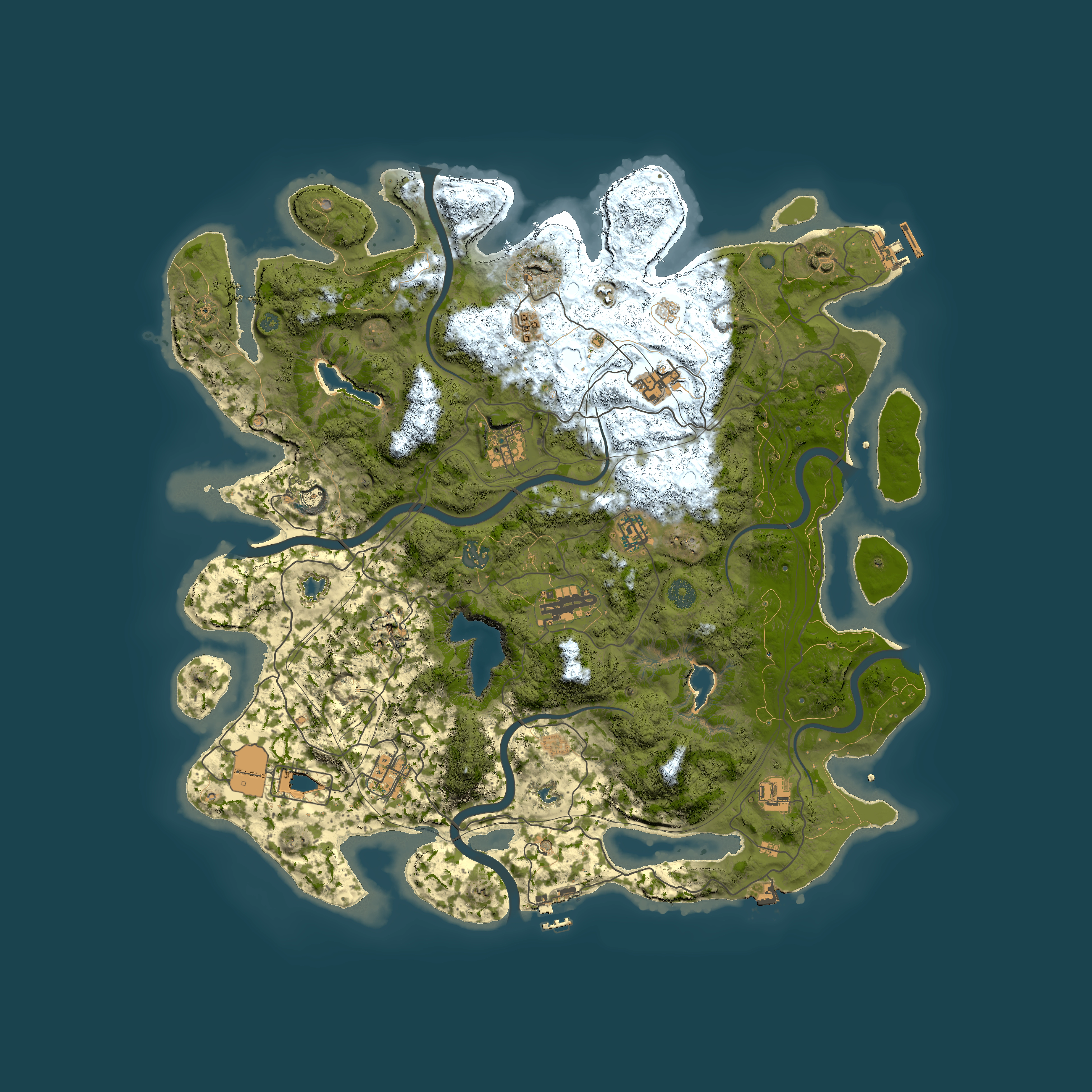 Full top-down render of Rust map seed 775431183, 4500x4500m