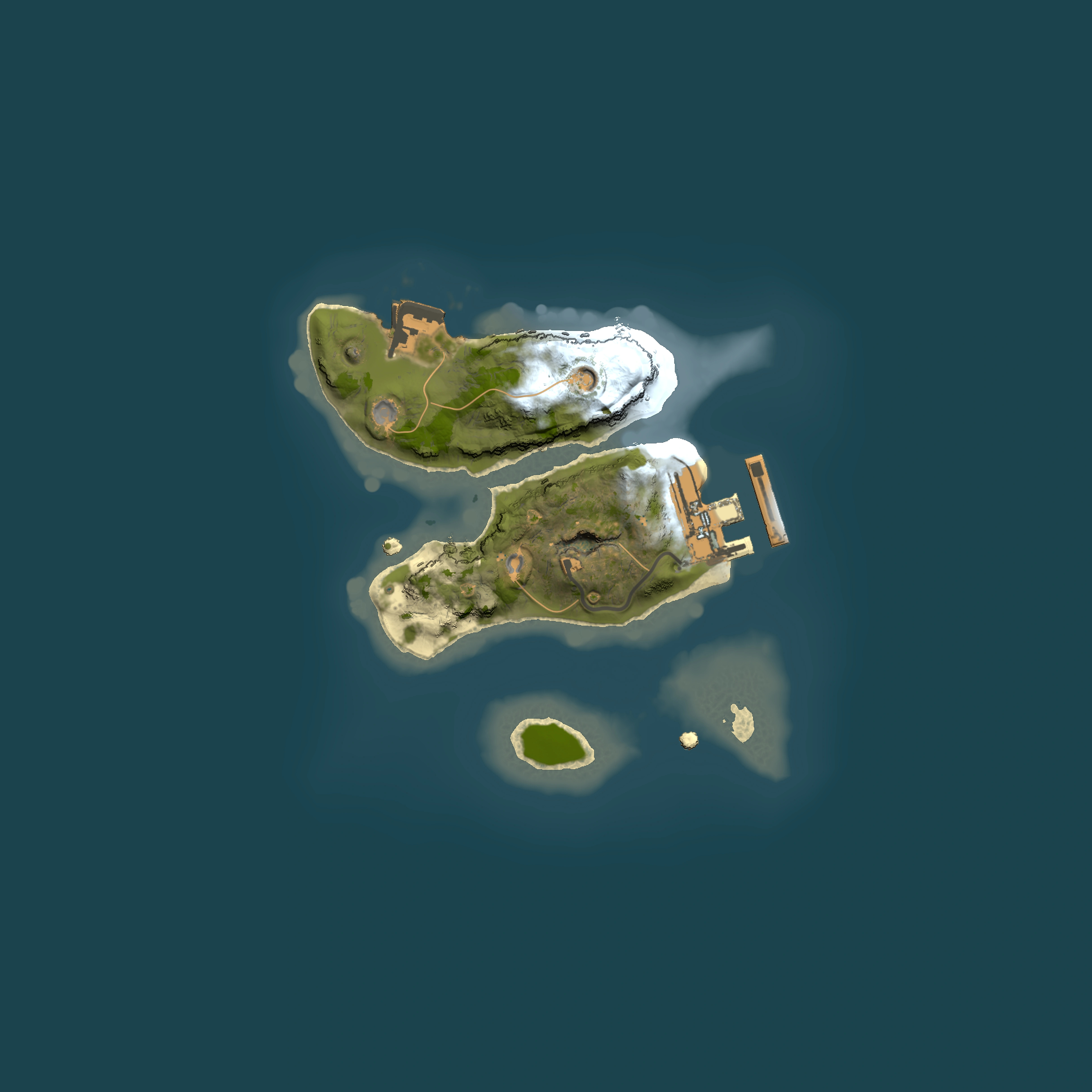 Full top-down render of Rust map seed 460297562, 1500x1500m