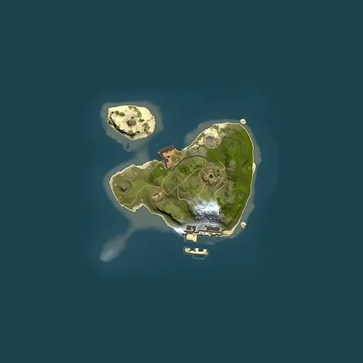 Rust map seed 1582142458, 1500x1500m top-down preview