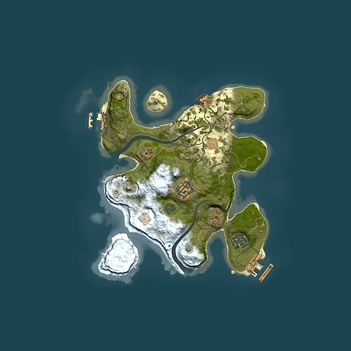 Rust map seed 897546321, 2500x2500m top-down preview