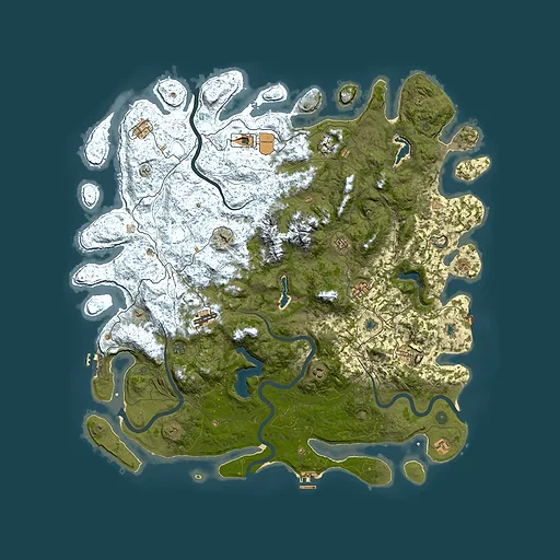 Rust map seed 90293503, 5500x5500m top-down preview