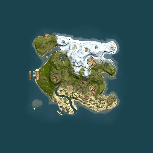 Rust map seed 1952982665, 2500x2500m top-down preview