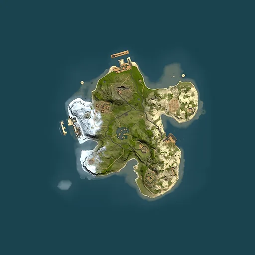Rust map seed 2107668913, 2000x2000m top-down preview