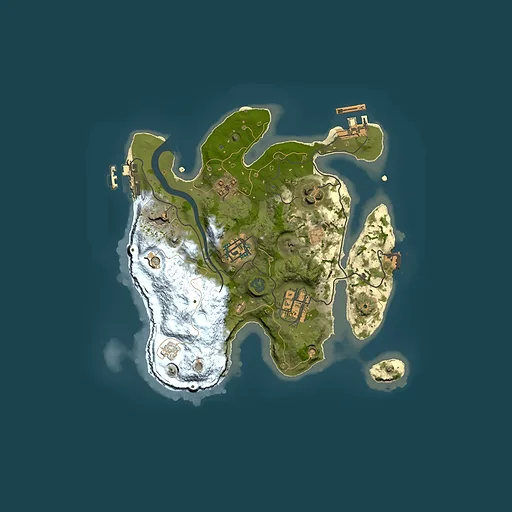 Rust map seed 1059358592, 2500x2500m top-down preview