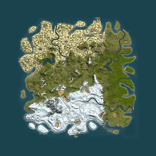 Rust map seed 2076644953, 5500x5500m top-down preview