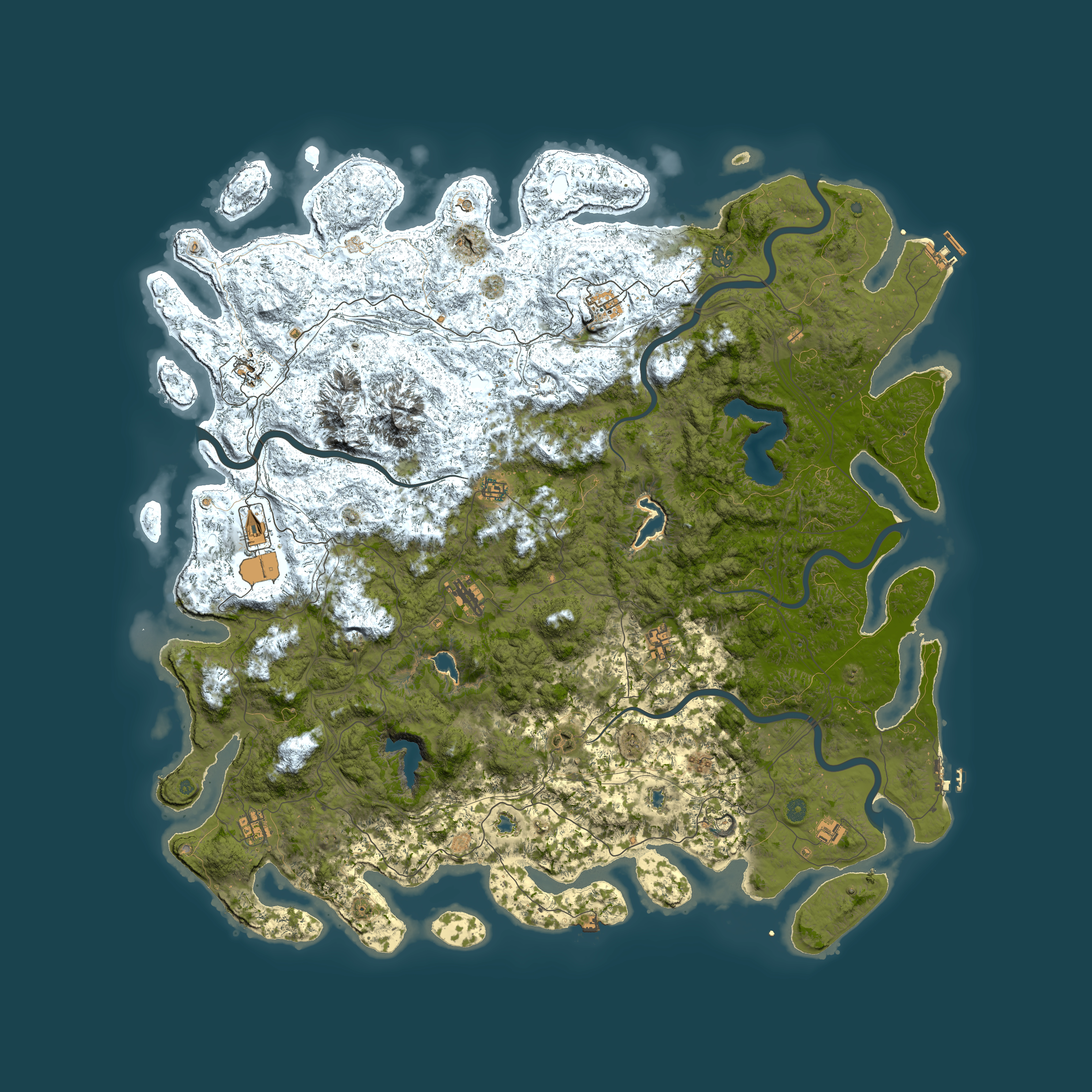 Full top-down render of Rust map seed 1200627267, 6000x6000m