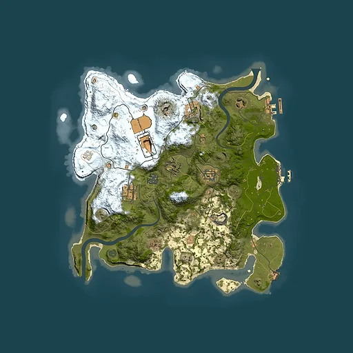 Rust map seed 1902490196, 3500x3500m top-down preview