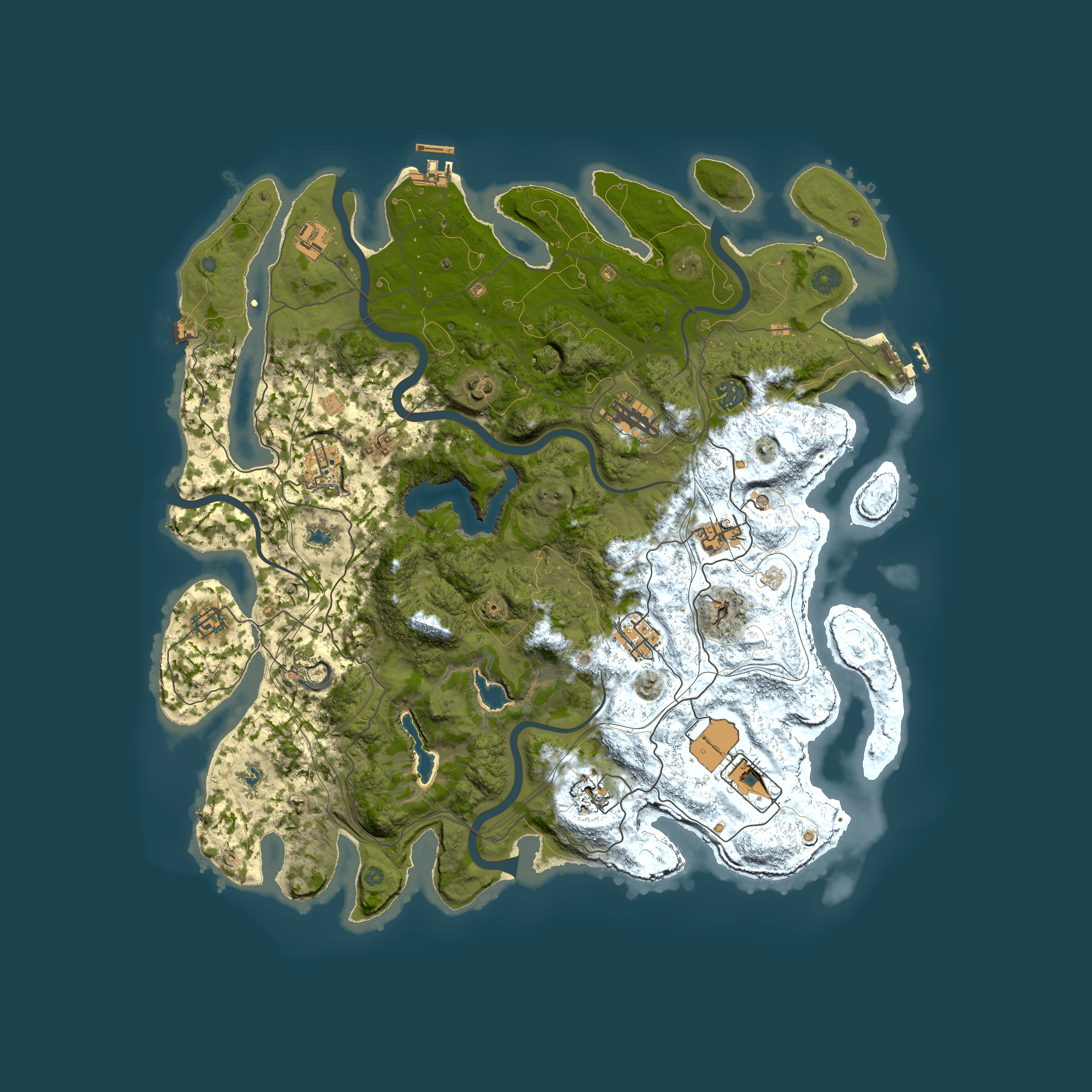 Full top-down render of Rust map seed 1669197183, 4500x4500m