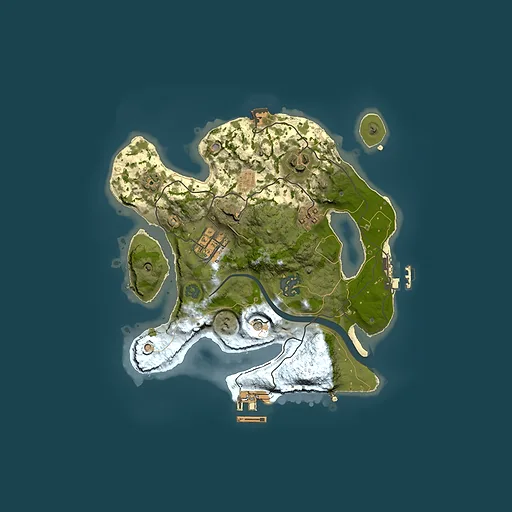 Rust map seed 1637906187, 2500x2500m top-down preview