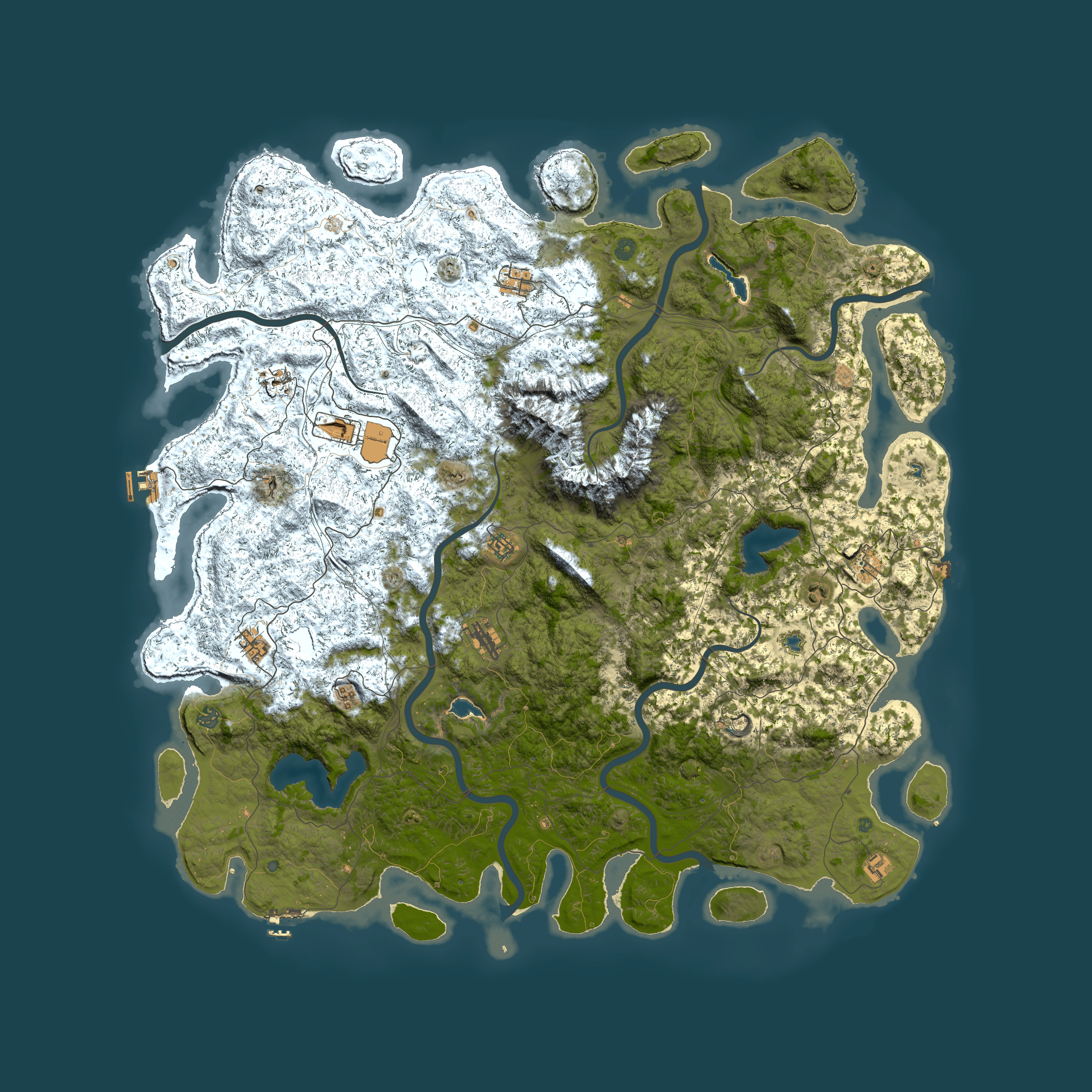 Full top-down render of Rust map seed 1565949959, 6000x6000m