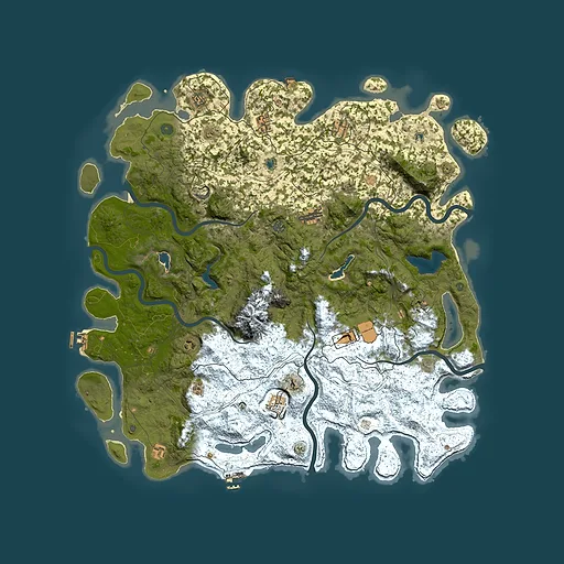Rust map seed 995811093, 5500x5500m top-down preview