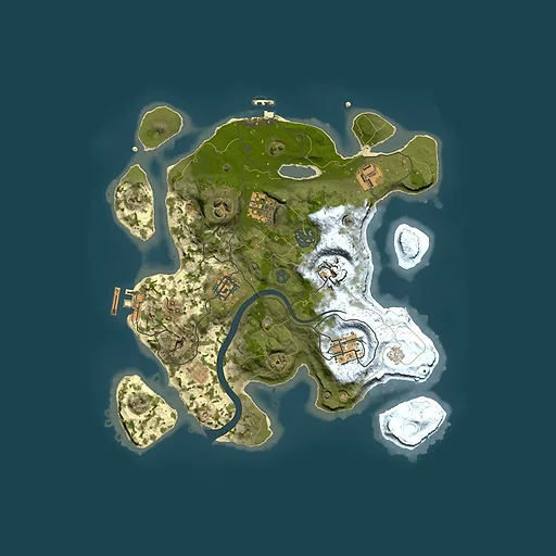 Rust map seed 1176260723, 3000x3000m top-down preview
