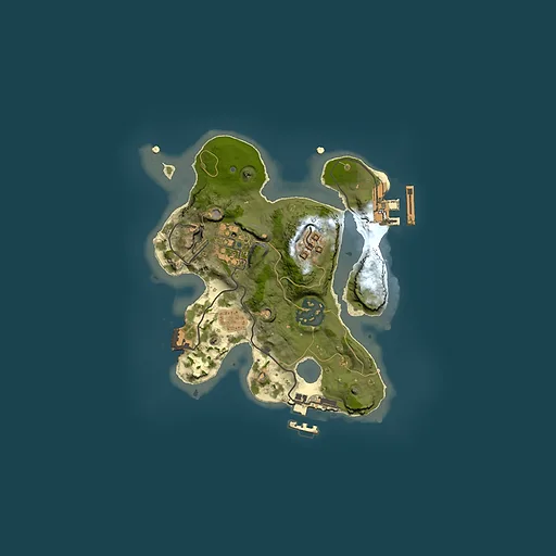 Rust map seed 1629127130, 2000x2000m top-down preview