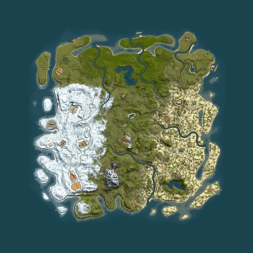Rust map seed 171507897, 5500x5500m top-down preview
