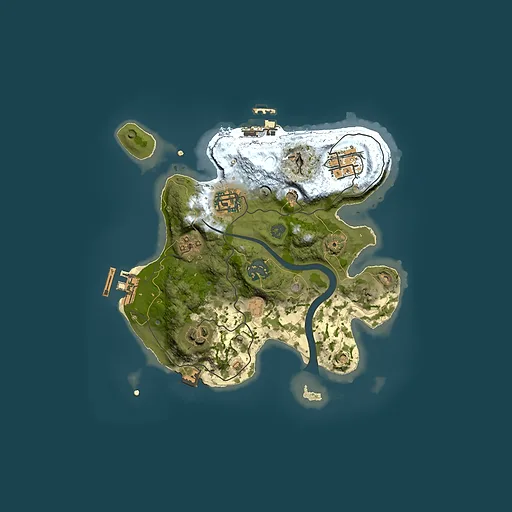 Rust map seed 1103032010, 2500x2500m top-down preview