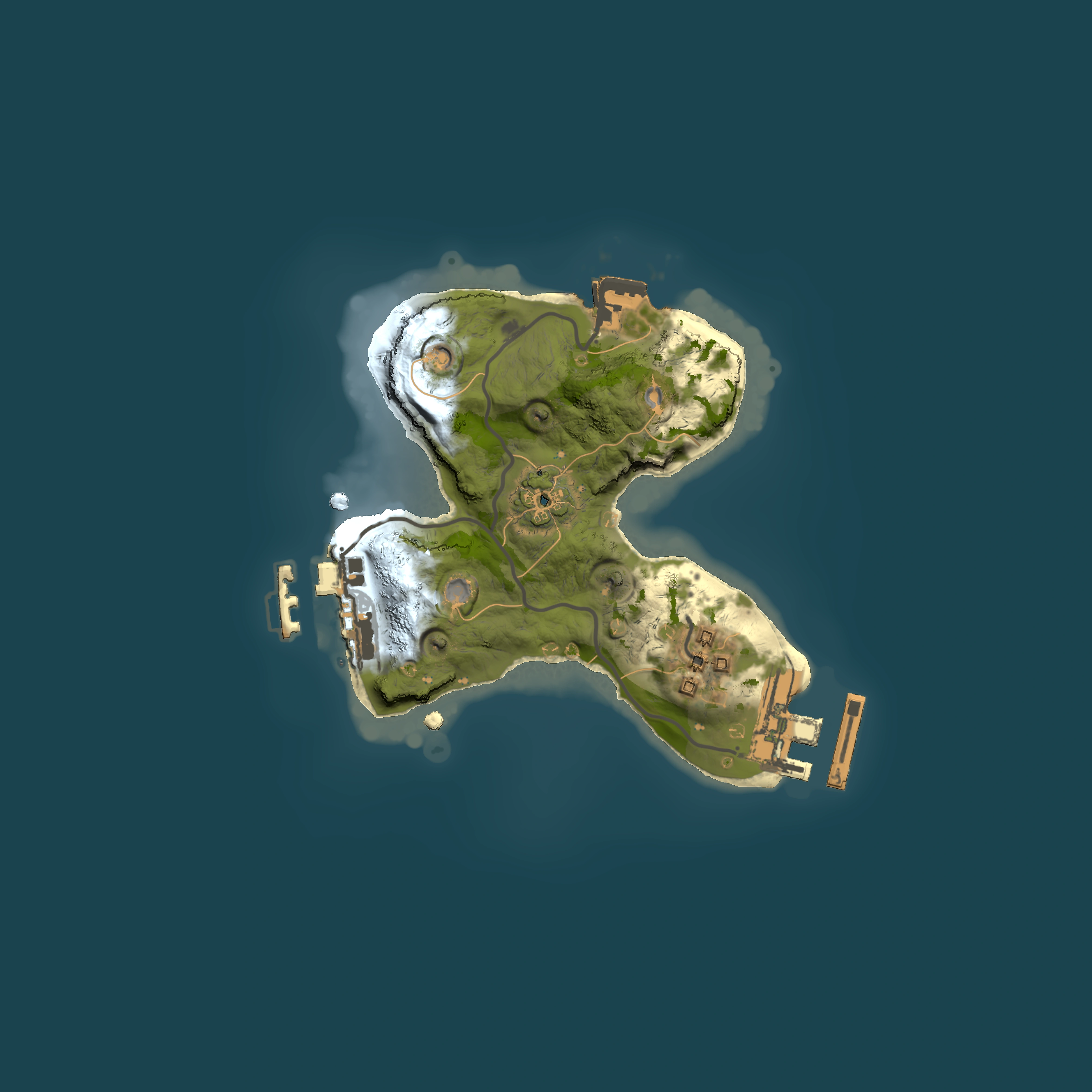 Full top-down render of Rust map seed 73992691, 1500x1500m