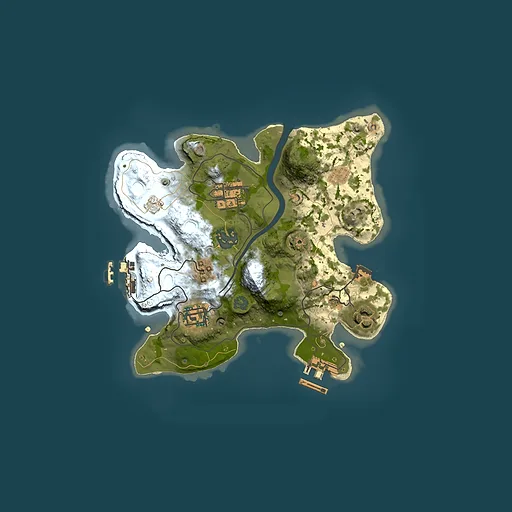 Rust map seed 884700444, 2500x2500m top-down preview