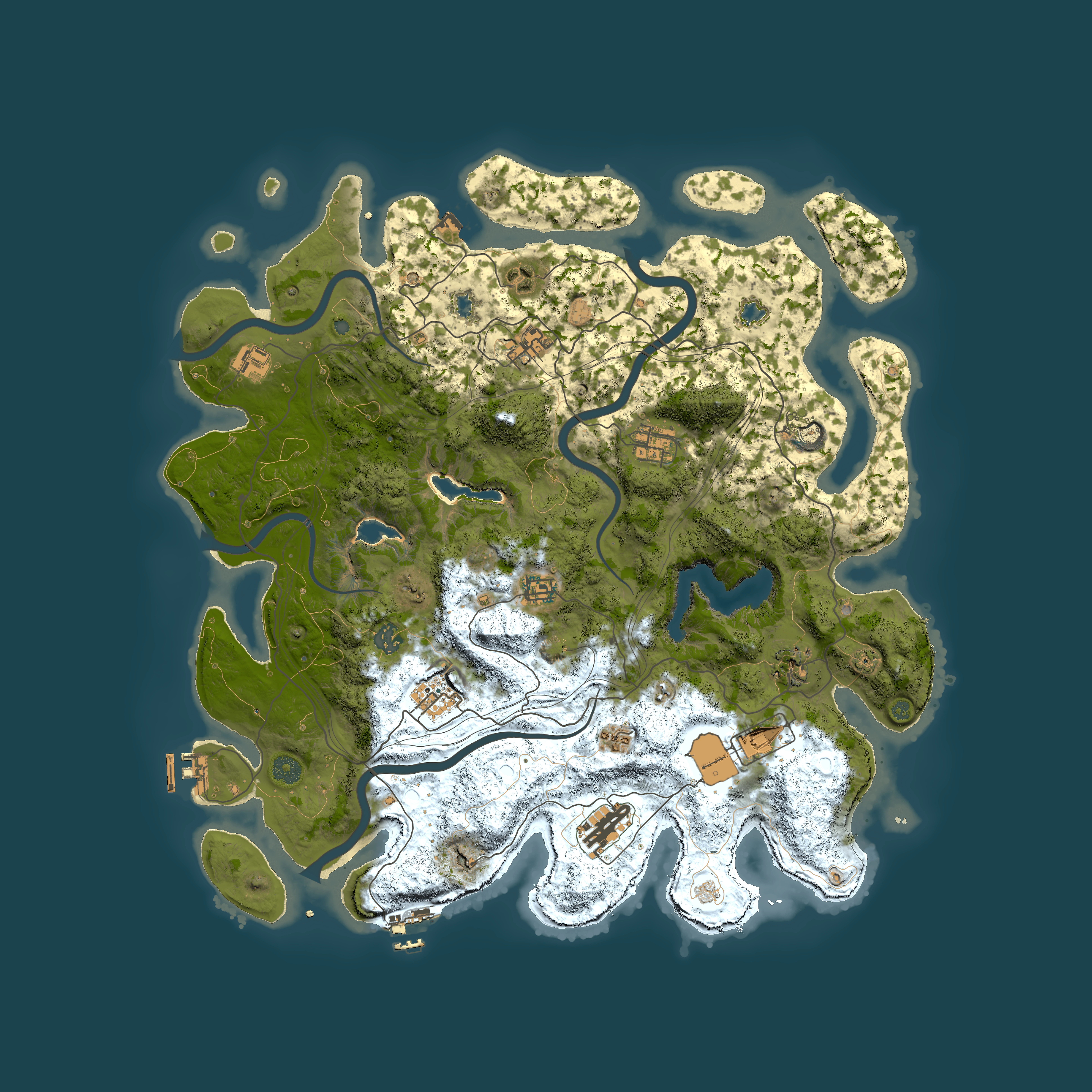 Full top-down render of Rust map seed 1179986981, 4500x4500m