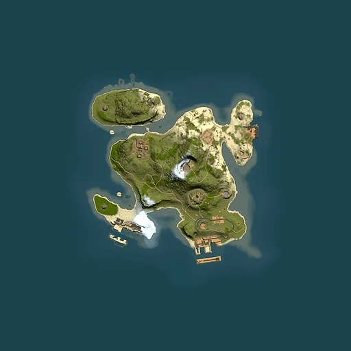 Rust map seed 1607482991, 2000x2000m top-down preview