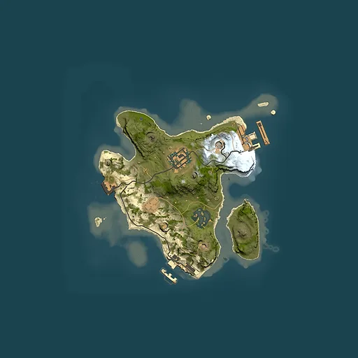 Rust map seed 1155380612, 2000x2000m top-down preview