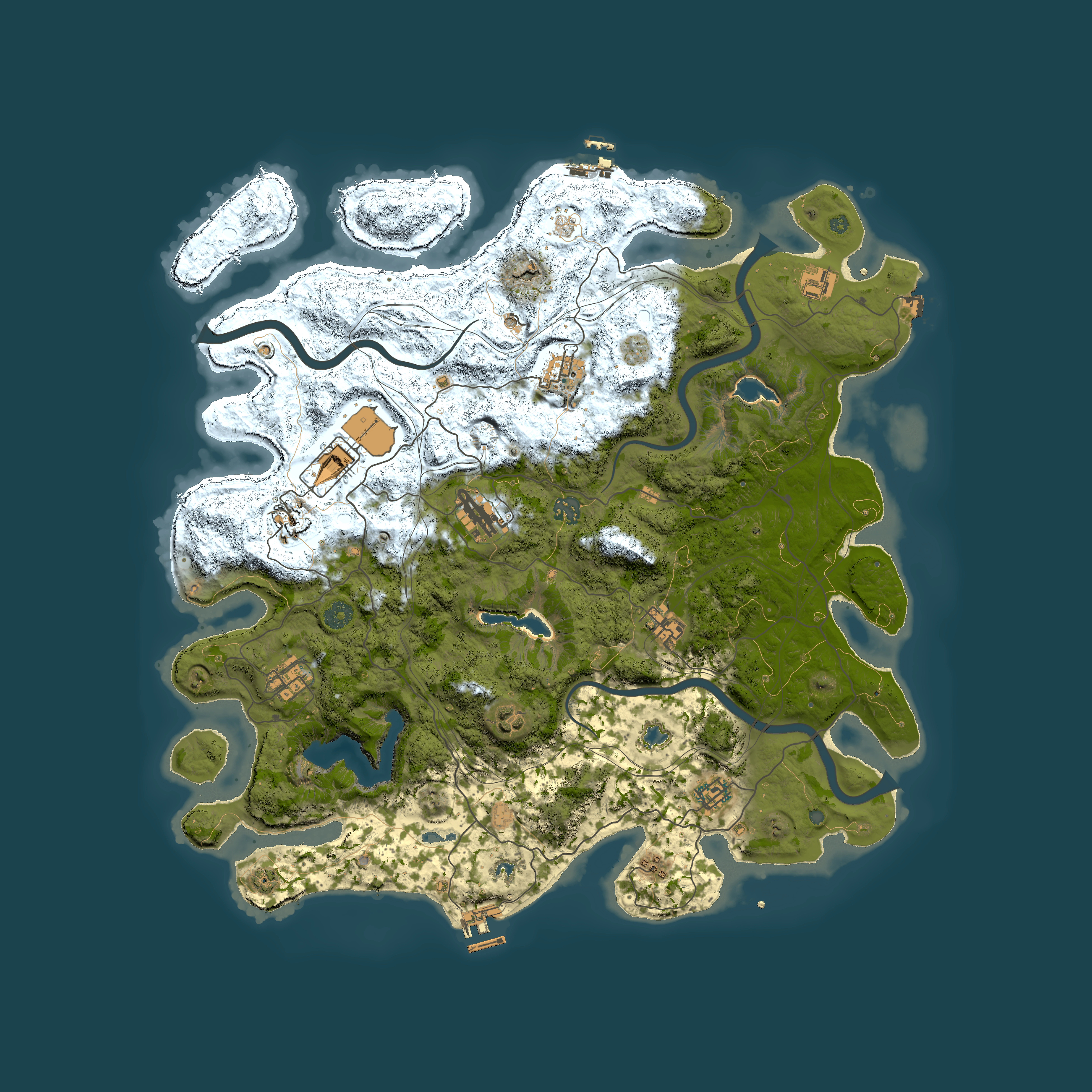 Full top-down render of Rust map seed 531418087, 4500x4500m