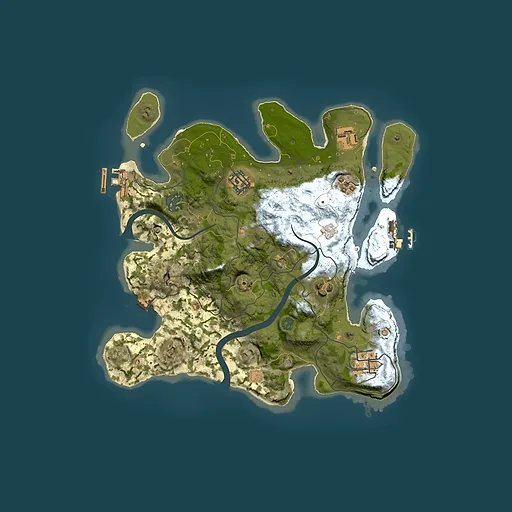 Rust map seed 188314370, 3000x3000m top-down preview