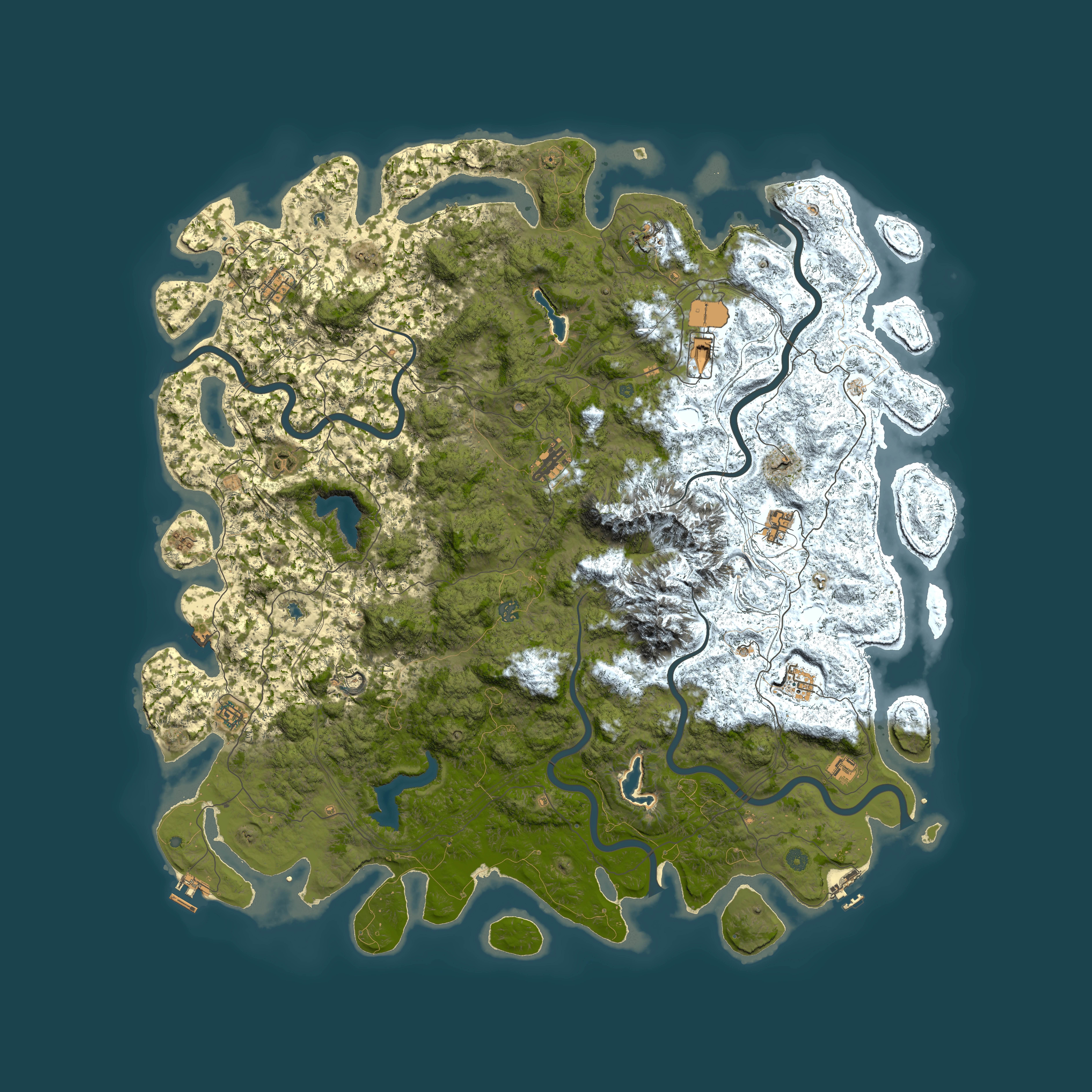 Full top-down render of Rust map seed 1831196004, 6000x6000m